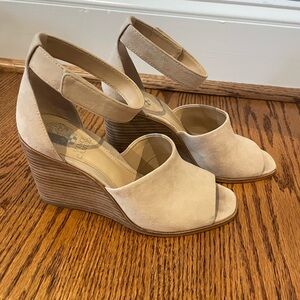 Vince Camuto suede wedges